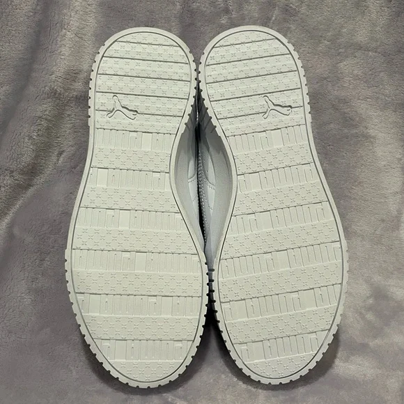 Puma White High-Top Sneakers - Picture 4 of 4